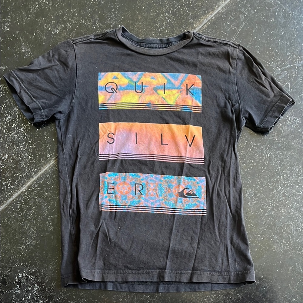 Quiksilver Graphic T-Shirt in Black